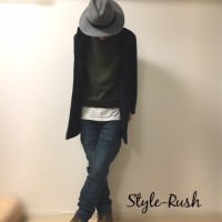 WEGOスェットを使用した大人カジュアルスナップ写真