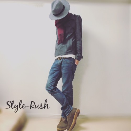 Pコートライダース前閉めスナップ写真