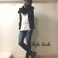 ミリタリーファッションの写真