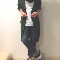 【スナップ写真】ロングカーディガンスタイル