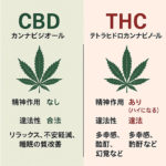 CBDとTHCの違い比較